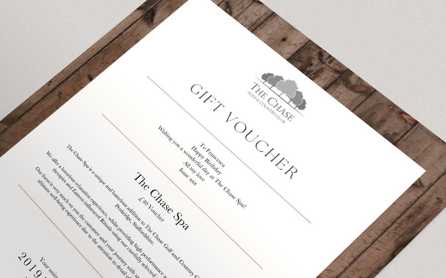 Gift Vouchers - The Chase Golf & Country Club