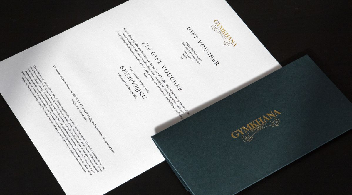 Gift Voucher - Gymkhana